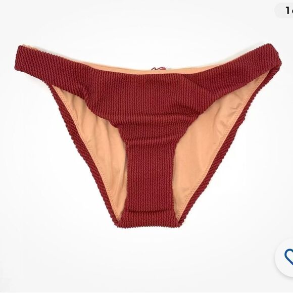 J Crew Scrunchie Hipster Bikinis Bottom Brick Red - XXL - Picture 1 of 10
